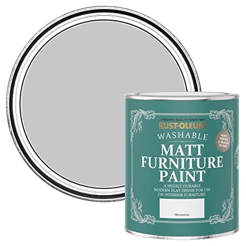 Image of Rust-Oleum Off White Furniture & Skirting Board Paint in Matt Finish - Moonstone 750ml