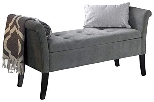 Image of GFW Balmoral Ottoman Window Seat, Grey