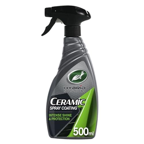 Image of Turtle Wax Hybrid Solutions Ceramic Spray Coating, High Shine Car Wax, Offers Durable Paint Protection, Extreme Water Beading Action, Safe for Glass, Wheels, Trim and More, 500ml (Pack of 1)