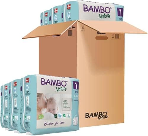 Image of Bambo Nature - Premium Eco Nappies Size 1 (2-4kg)