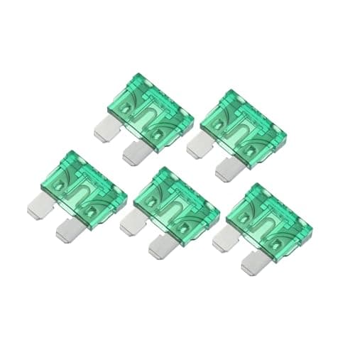 Image of TUCKBOLD 5pcs Blade Style Fuses 30A Blade Style Fuses for Car Boat Green Automotive Parts