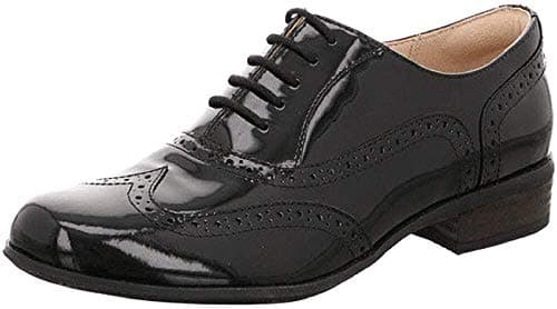 Image of Clarks Hamble Oak Womens Black Pat, 7