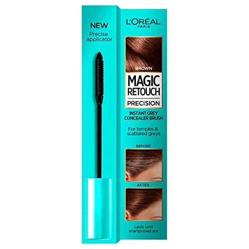 Image of Loreal Magic Retouch Precision Brush Hair Dye Brown to Medium Brown 8ml