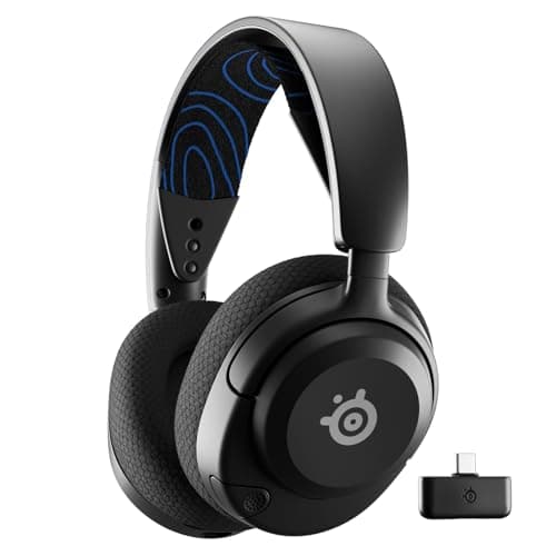 Image of SteelSeries Arctis Nova 5P Wireless - PS5 Gaming Headset - 100+ Audio Presets via App - Neodymium Magnetic Drivers - 60H Battery - 2.4GHz/BT - ClearCast Gen2.X Mic - Supports PS4, PC, Mobile