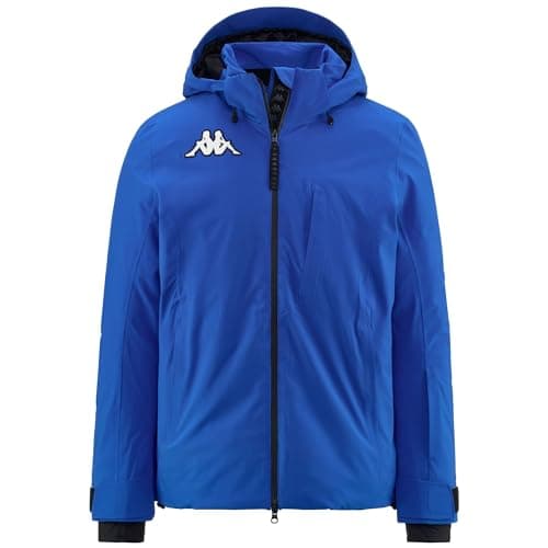 Image of KAPPA 304V0S0-A07 6CENTO 606 Jacket Men's BLUE PRINCESS - BLACK Size XXL