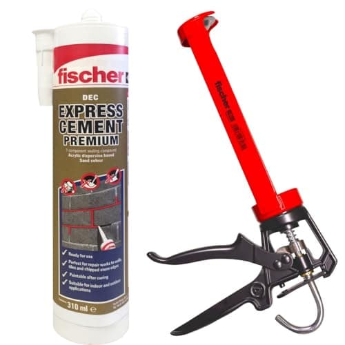 Image of fischer 570964 Express Cement Sand 310ml and KPM 3 Applicator Gun Bundle
