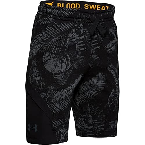 Image of Under Armour Boys Rock Terry Shorts Junior - Black - 7/8 Years