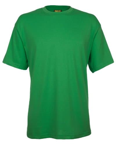 Image of Mens Breathable Premium T Shirts Sizes XS to 4XL by MIG - Work Casual Sports Leisure (M/Medium, Kelly Green)