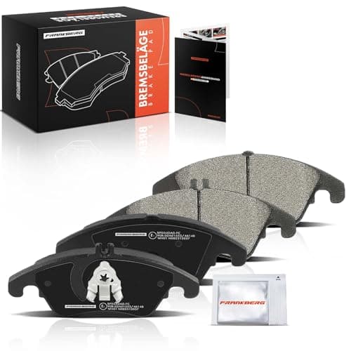 Image of Frankberg Brake Pad Set incl. 4x Pads Front Compatible with E-Class T-Model S212 E-Class W212 E-Class Cabriolet A207 Replace# 0054201020,0074207520