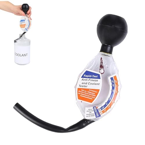 Image of DvBCNMe Car Antifreeze Tester, Antifreeze Tester, Car Coolant Tester, Radiator Antifreeze Tester, Frost Protection Tester up to -43 °C, Frost Protection Tester in Water Container