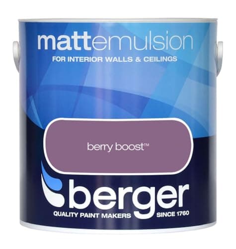 Image of Berger Matt Emulsion 2.5L Berry Boost