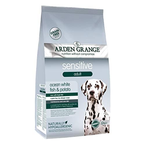 Image of Arden Grange Sensitive Adult Dry Dog Food Grain Free, Fresh Ocean White Fish and Potato, 12 kg