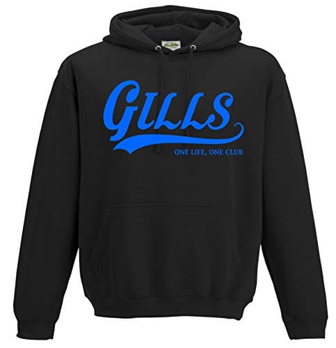 Image of Gills One Life, One Club. Premium Hoodie Gift X-Large Black