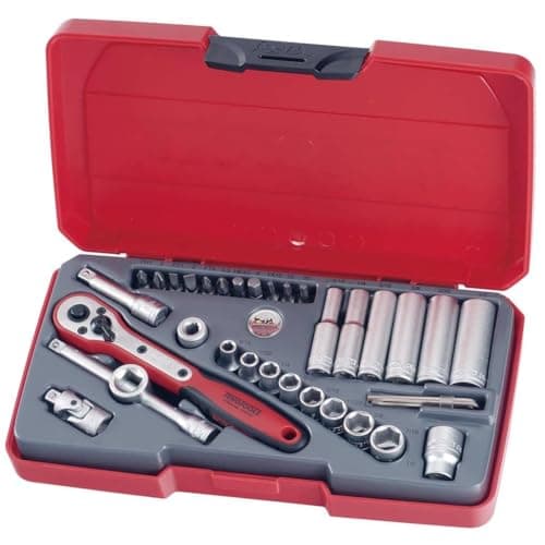 Image of Teng T1435AF 1/4-inch Socket Set A/F Drive (35 Pieces)