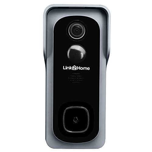 Image of Link2Home Wireless Smart Video Doorbell BellBattery with Motion Detection, 2-Way Audio, WiFi, Voice Control & Wide-Angle Camera