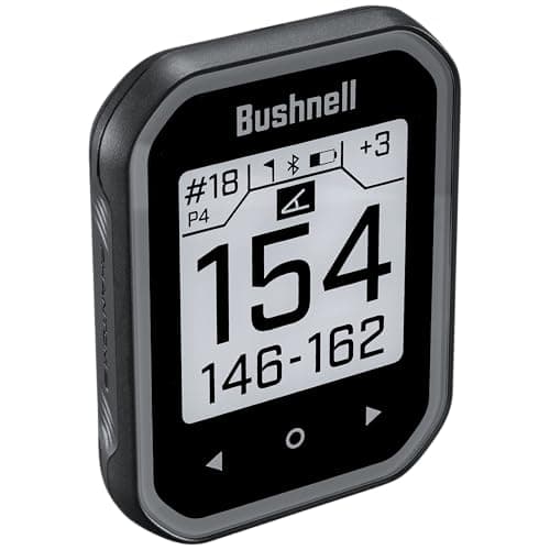 Image of Bushnell Golf Phantom 3 Slope GPS – Handheld Golf Rangefinder with Slope‑Adjusted Yardages, Touchscreen, BITE Magnetic Mount – 38,000+ Courses - Black