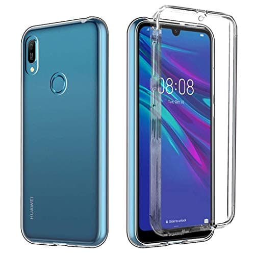 Image of Huawei Y6 Y6s Prime 2019/ Honor 8A 6.09" Case, Huawei Y6 2019 Front and Back Case, Transparent Clear Fully Protection PC Hard Soft Cover Bumper Shockproof For Huawei Y6 2019