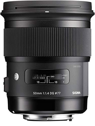 Image of Sigma F1.4 DG HSM Art Lens, Black, 50 mm