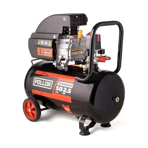 Image of 50L Air Compressor 9.6 CFM 2.5HP 8 Bar 115psi Direct Drive 50 Litre Tank (50L)