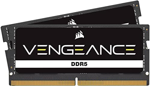 Image of CORSAIR VENGEANCE DDR5 SODIMM 32GB (2x16GB) DDR5 Up to 5600MHz C48 (Compatible with Nearly Any Intel and AMD System, Easy Installation, Faster Load Times, XMP 3.0 Compatibility) Black
