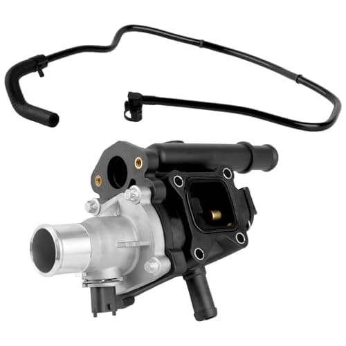 Image of Thermostat Housing with Sensor Thermostat Water Hose Pipe 55353311 Compatible With Opel Astra H J Cruze Vectra Zafira Insignia 1.6 1.8 Replaces 55577284 55577073 826001