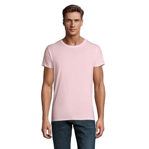 Image of SOLS T-Shirt Brand Model Crusader Men Pale Pink