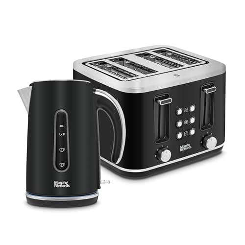 Image of Morphy Richards Motive Kettle and Toaster Set (Black)