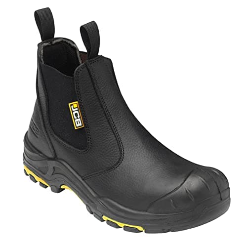Image of JCB - Safety Boots - Chelsea Boots for Men - Workwear Boots, Dealer Boots - Black - Size UK 7