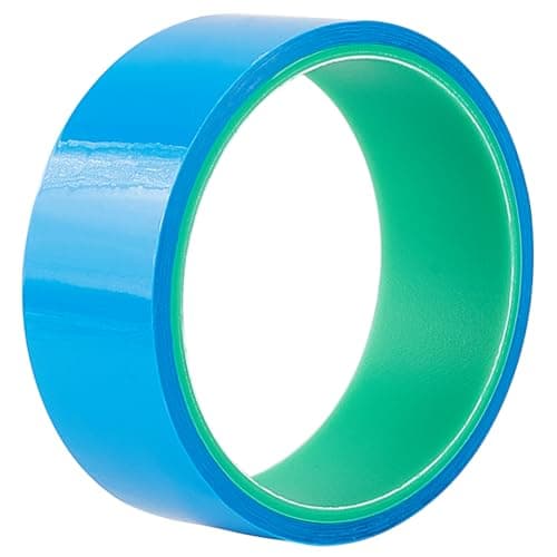 Image of CREATCABIN Tubeless Rim Tape Bike Wheel Rim Tape Bicycle Rim Protector Strip Liner Vacuum Tire Pad Tape Width 32mm x Length 10m Roll Tire Rim Tapes for MTB Road Bicycle Bike Rim Wheels Carbon Kit Blue