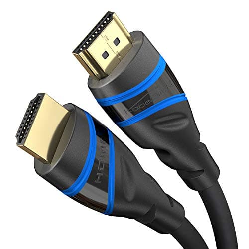 Image of KabelDirekt – 10K & 8K HDMI Cable, HDMI 2.1b – 3m, available in 0.5-5m – Certified, developed in Germany (Ultra High Speed HDMI 2.1 Cable, for PC, PS5 or Xbox, monitor or TV – blue/black)