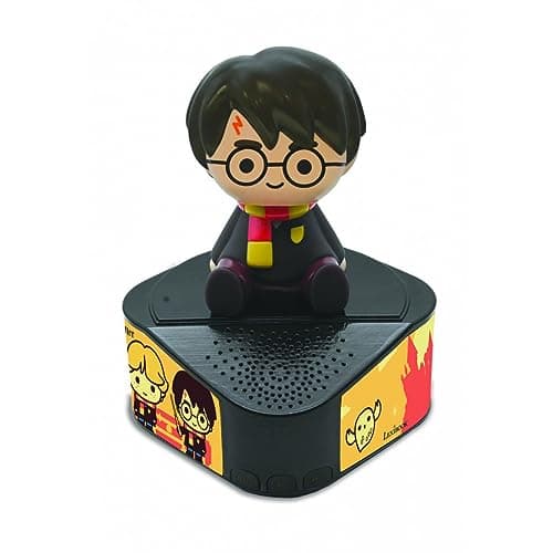Image of LEXIBOOK, Harry Potter, Speaker with luminous figurine, 5.0 Bluetooth, USB/USB Type C port, Black/Yellow, BTD80HP