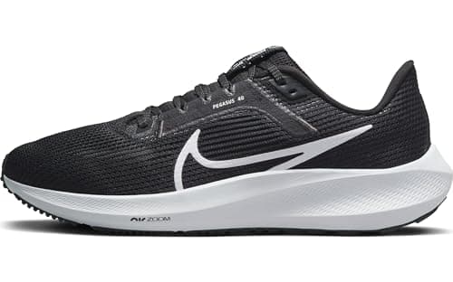 Image of NIKE Women's Air Zoom Running Shoe, Black White Anthracite, 5.5 UK