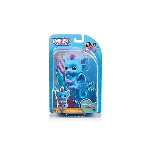 Image of WowWee 3581 Fingerlings Baby Dragon Tara, Blue