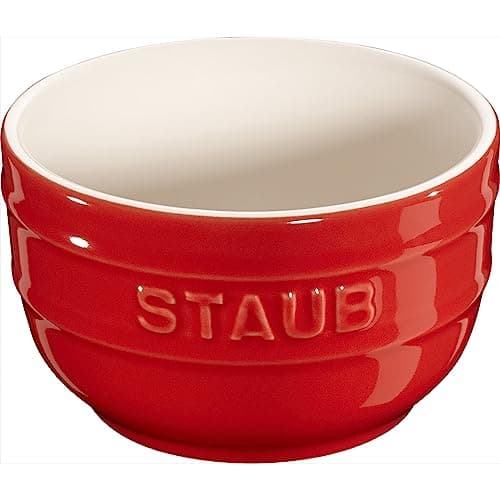 Image of STAUB Ceramics Prep Bowl Set, 2-Piece, Cherry