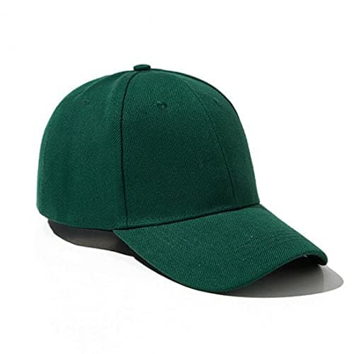 Image of Boolavard Baseball Cap Adjustable Size for Running Workouts and Outdoor Activities All Seasons (Green)