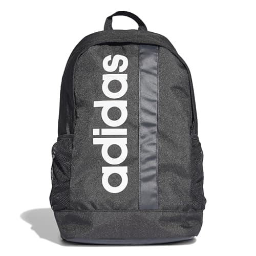 Image of Adidas Linear Core Backpack - Black/Black/White, One Size