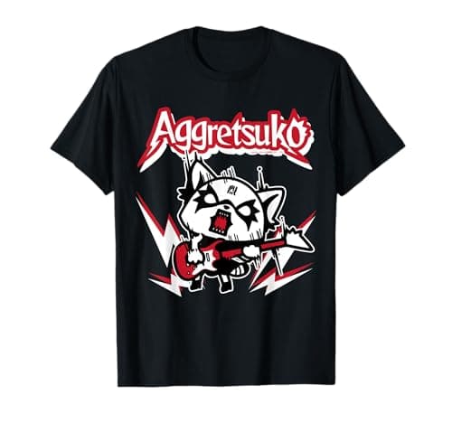 Image of Aggretsuko Rocker Rage T-Shirt T-Shirt