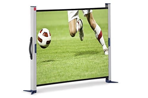 Image of Nobo Ultra Portable Pop-Up projection screen Ideal For Mobile Presenting, Matte White Surface With Mini Stand & Lightweight Aluminium Case, 1000 x 750mm, 1901954