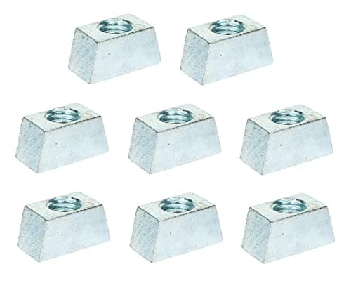 Image of TERF® M10 Heavy Duty Wedge Nut M10 (10mm) Standard Vee Nut Steel - Pack of 8