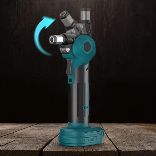Image of Palm Nailer Cordless Auto Hammer Compatible with Ma-kita 20V/18V Battery, Power Framing Nailer, 0-90° Adjustable Palm Nail Gun with Magnetic Tip for One-handed Use Tools on Joist Hangers (No Battery)