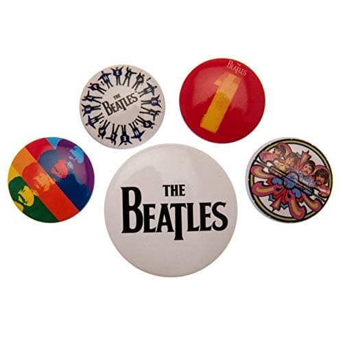 Image of Pyramid International The Beatles Black Badge, Multi-Colour, 10 x 12.5 cm