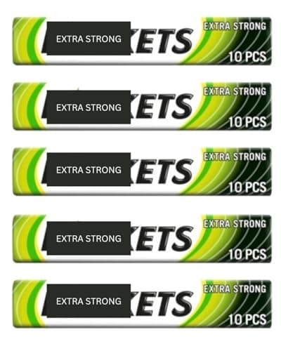 Image of Extra Strong Menthol & Eucalyptus Lozenges 41g (Pack of 5) Soothing Sore Throat Relief Cough Sweets