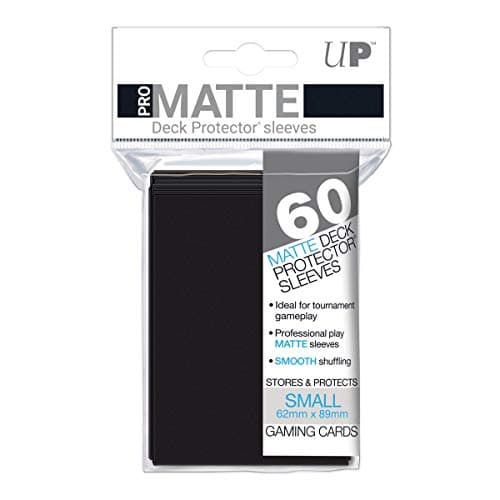 Image of Ultra Pro 60ct Pro-Matte Black Small Deck Protectors