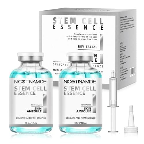 Image of Stem Cell Serum for Face, 2pcs Effective Microneedling Serum, Anti-Aging, Anti-Wrinkle & Scar Removal, Refreshing and Vitalizing Skin Care Serum 30ml