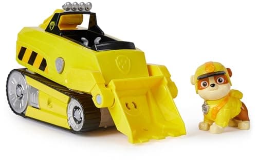 Image of Paw Patrol Jungle Pups, Rubble Rhino Vehicle, Toy Truck with Collectible Action Figure, Kids’ Toys for Boys & Girls Aged 3 and Up
