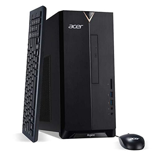 Image of Acer Aspire TC-390-UA92 Desktop, AMD Ryzen 5 3400G Quad-Core Processor, AMD Radeon RX Vega 11 Graphics, 12GB DDR4, 512GB NVMe M.2 SSD, 8X DVD, Wi-Fi 5, Windows 10 Home