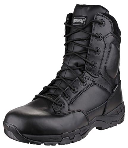 Image of Magnum M800680_21 Viper Pro 8.0 Leather Waterproof, Unisex Adults’ SRA Work Boots, Black (Black 21), 9 UK (43 EU)
