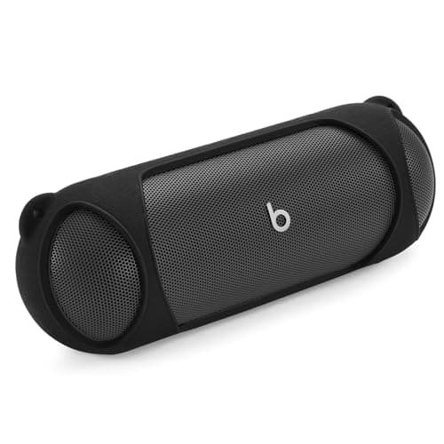 Image of Hzycwgone Silicone Case for Beats Pill Wireless Bluetooth Speaker,Travel Carrying Protective Cover Skin Shell Holder w/Shoulder Strap for Beats Pill Portable Speaker(Black)