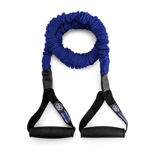 Image of Fitness Mad Safety Resistance Trainer, Resistance Band, Heavy Duty Exercise Tubes for Home Workouts, 4 Resistance Levels: Light to Extra Strong