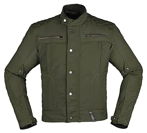 Image of Modeka Thiago Motorcycle Textile Jacket Olive M